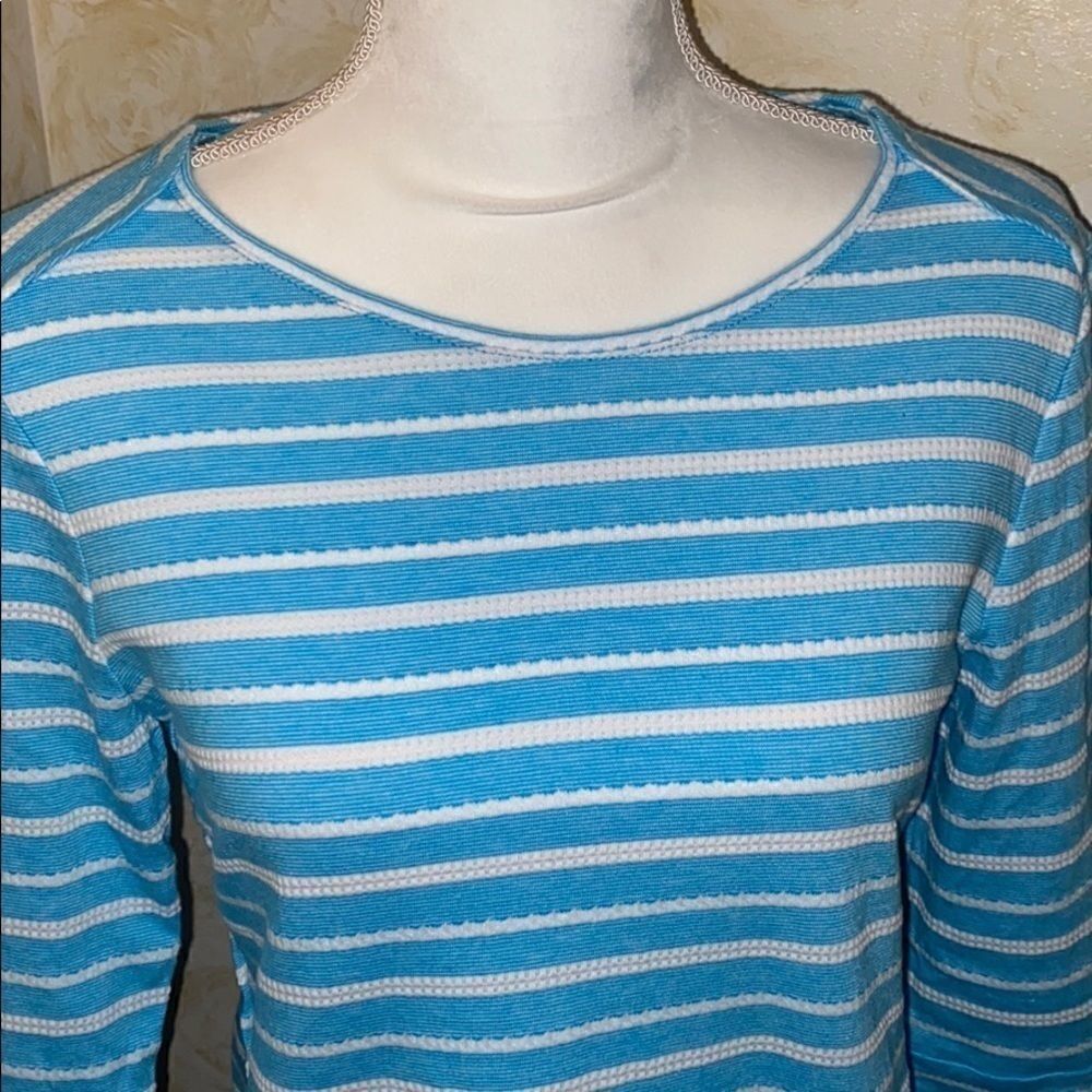 Light Blue/White Striped Top from Chico’s!